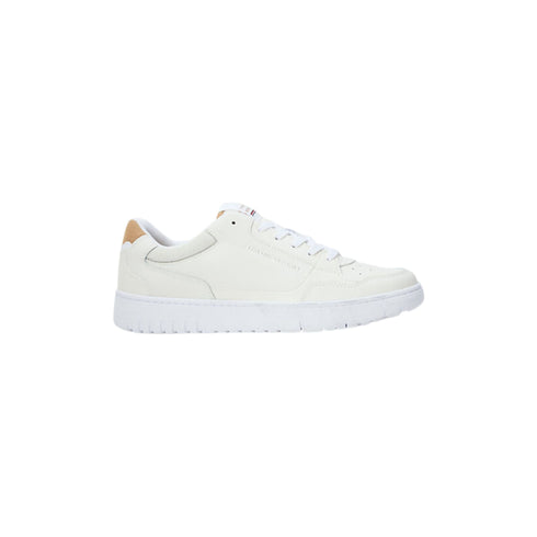 Sneakers Uomo in pelle TH Basket Core Ecru Tommy Hilfiger- Francavilla Moda